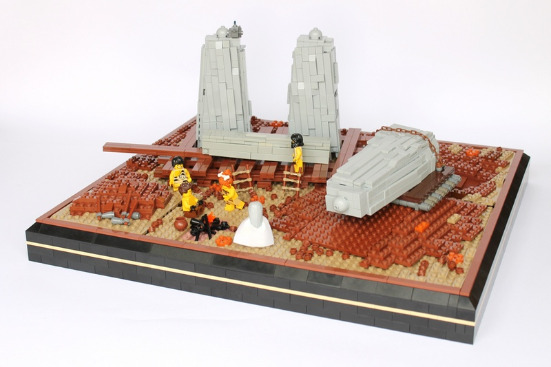 Illustration for article titled Blimey! An Epic History of Britain As Shown Through Lego